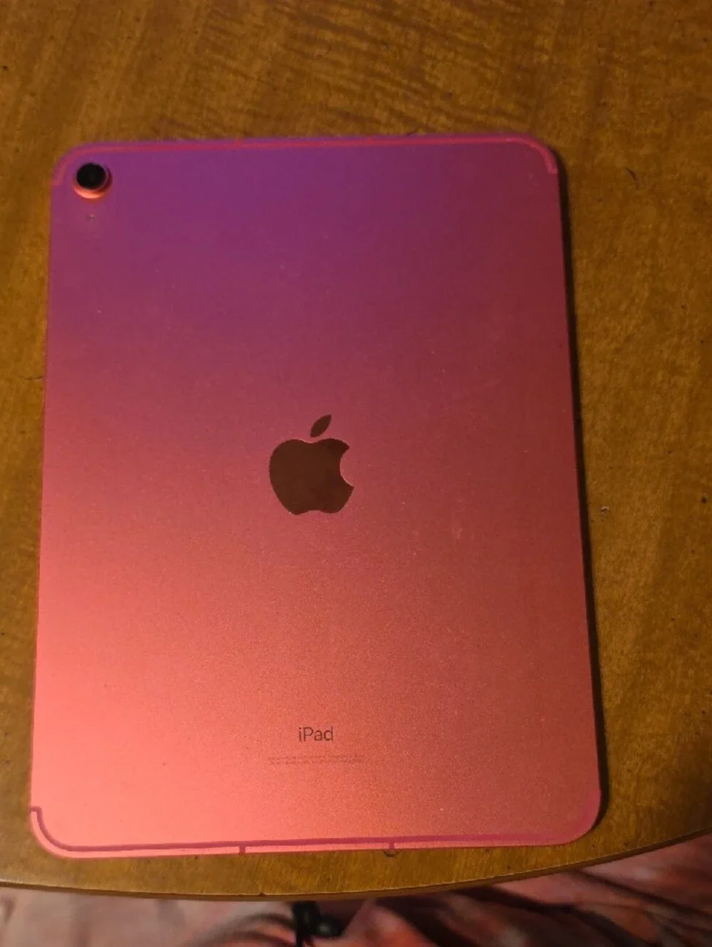 Apple iPad with Red Protective Case and Black Front Bezel